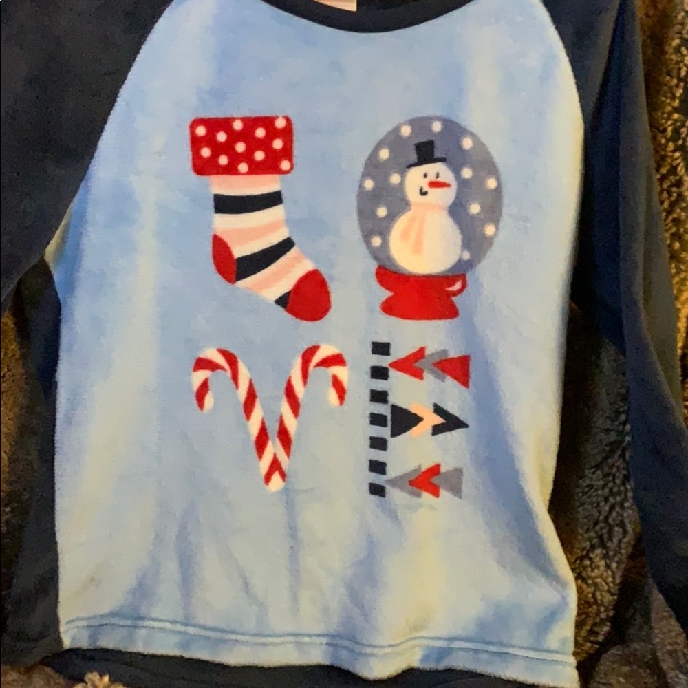 Christmas pajama top